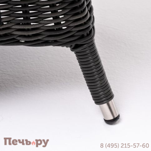 Равенна 4SiS кофейный стол из искусственного ротанга, цвет графит фото 3