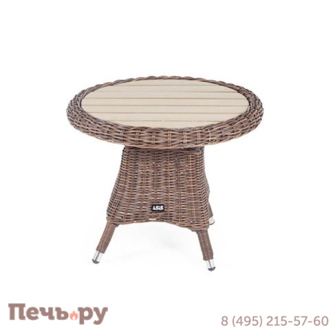 Равенна 4SiS кофейный стол из искусственного ротанга, цвет коричневый фото 5