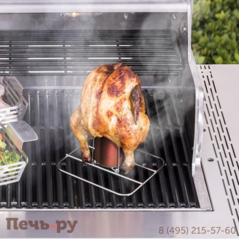 Ростер Char-Broil Grill+ для курицы с креплением для емкости фото 3