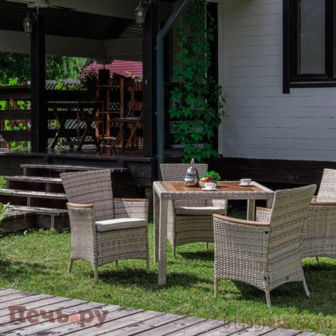 Royal Family Amelia обеденный комплект бежевого цвета на 4 персоны фото 2