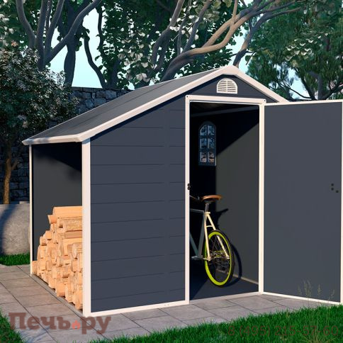 Сарай-дровница пластиковый Gardeck Modernist D 3,4м2 фото 4