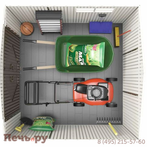 Сарай пластиковый Gardeck 7*7 фото 9