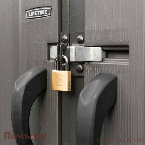 Сарай пластиковый Gardeck WoodLook 15*8 DD фото 17