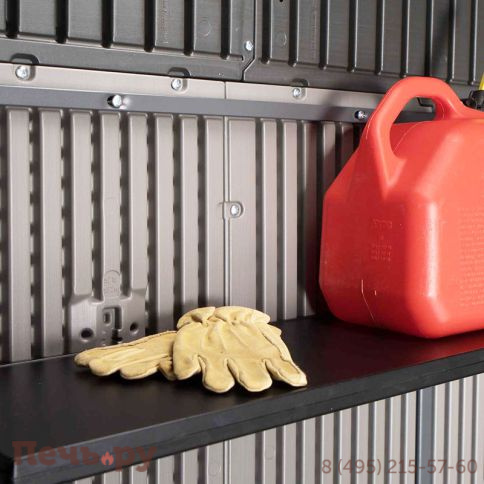 Сарай пластиковый Gardeck WoodLook 7*12 фото 7