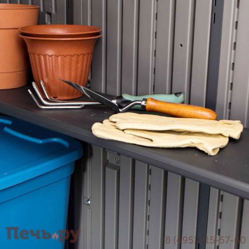 Сарай пластиковый Gardeck WoodLook 8*10 фото 14