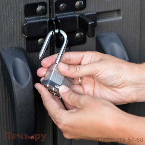 Сарай пластиковый Gardeck WoodLook 8*7.5 фото 9