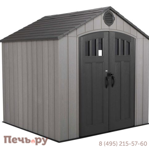 Сарай пластиковый Gardeck WoodLook 8*7.5 фото