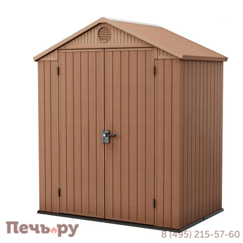 Сарай Keter "Дарвин 6х4" (размеры 183 х 121 см), коричневый фото