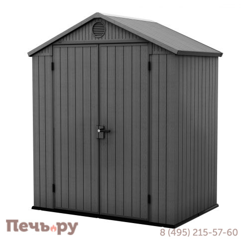 Сарай Keter "Дарвин 6х4" (размеры 183 х 121 см), серый фото