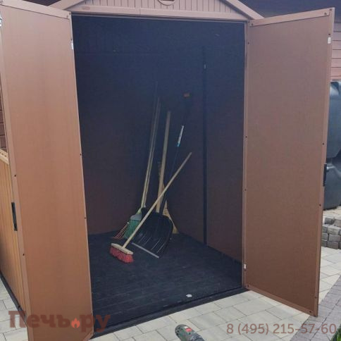 Сарай Keter "Дарвин 6х6" (размеры 183 х 182 см), коричневый фото 4