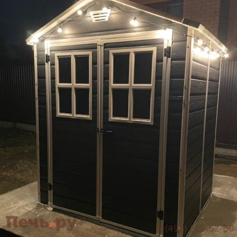 Сарай Keter "Манор 6х5 TWF" (размеры 175 x 145 см) (два окна на фасаде) фото 7