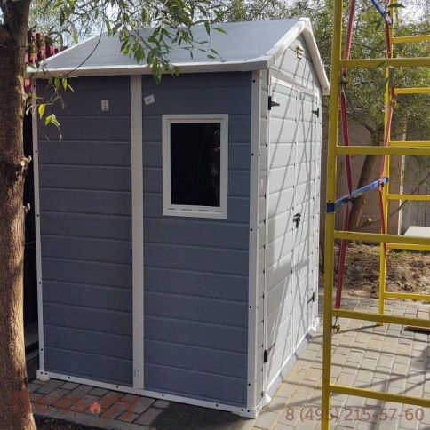 Сарай Keter "Манор 6x5DD" (размеры 175 x 145 см), серый фото 5