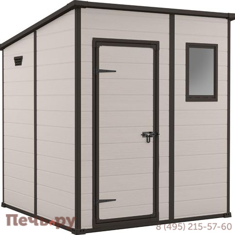 Сарай Keter "Манор Пентхаус 6x6" (размеры 175 x 175 см), бежевый фото