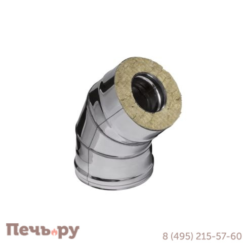 Сэндвич колено 135° Феррум HF Plus (AISI 430/1 + AISI 430/0.5) фото