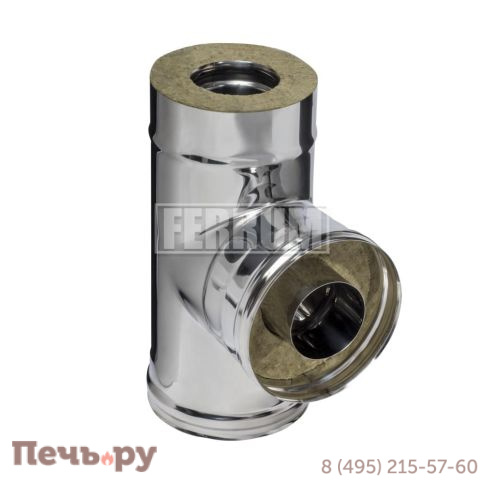 Сэндвич-тройник 90° Феррум (430/ 0.8) фото