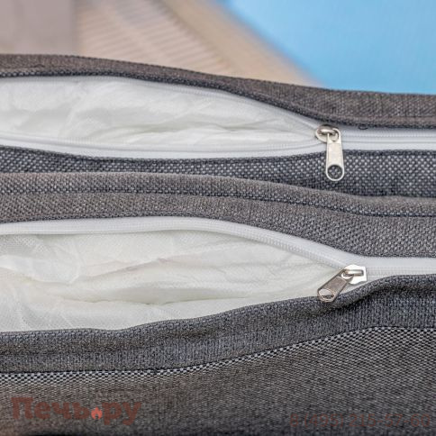 Шезлонг AGATA серый с матрасом фото 7