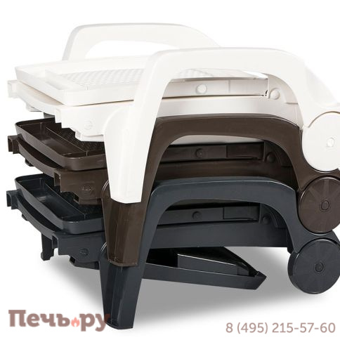 Шезлонг Gardeck B:rattan MIAMI складной, белый (дисконт) фото 11