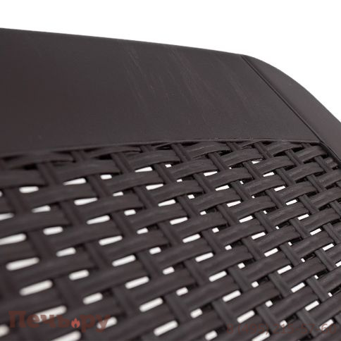 Шезлонг Gardeck B:rattan NILO стопирующийся, коричневый фото 5