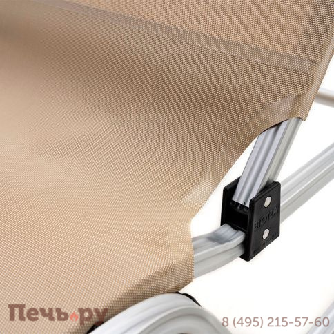 Шезлонг Gardeck Dias алюминиевый, бежевый фото 16