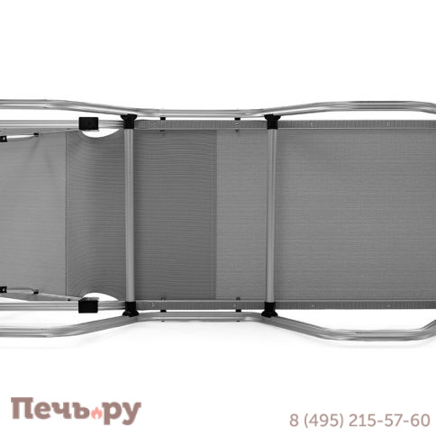 Шезлонг Gardeck Dias алюминиевый, серый фото 14