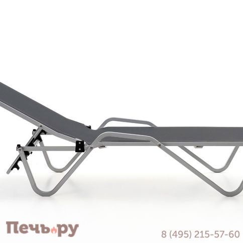 Шезлонг Gardeck Hera алюминиевый, антрацит фото 10