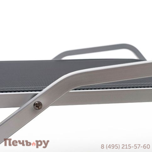 Шезлонг Gardeck Hera алюминиевый, антрацит фото 12