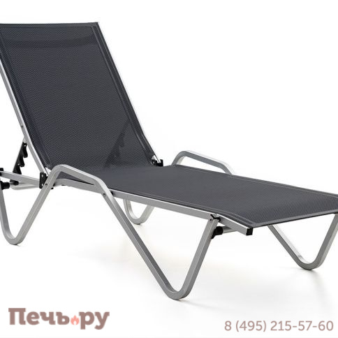 Шезлонг Gardeck Hera алюминиевый, антрацит фото 5