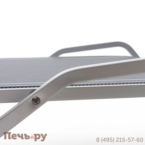 Шезлонг Gardeck Hera алюминиевый, серый фото 15