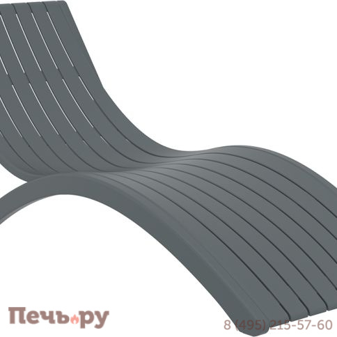 Шезлонг-лежак пластиковый Slim 234/087-5680 фото