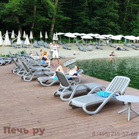 Шезлонг Gardeck Nardi Eden с подлокотниками, tortora фото 13