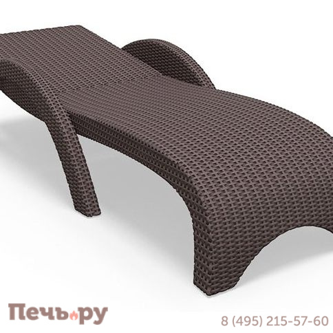 Шезлонг пластиковый GS 1009 (Fiji) 234/GS1009/BROWN фото 7