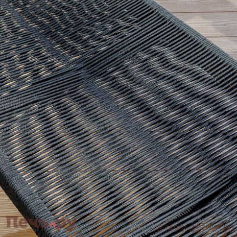 Шезлонг Royal Family Michelle Sunlounge с черной подушкой фото 9