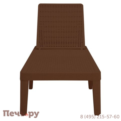 Шезлонг Gardeck Tweet compact, коричневый фото 3