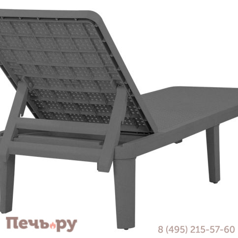Шезлонг Gardeck Tweet compact, серый фото 3