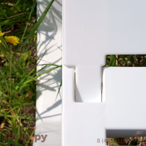 Шезлонг Gardeck Tweet пластиковый белый фото 11