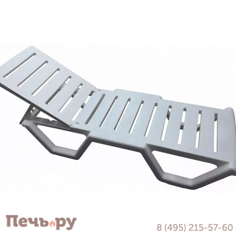 Шезлонг Gardeck Tweet пластиковый белый фото