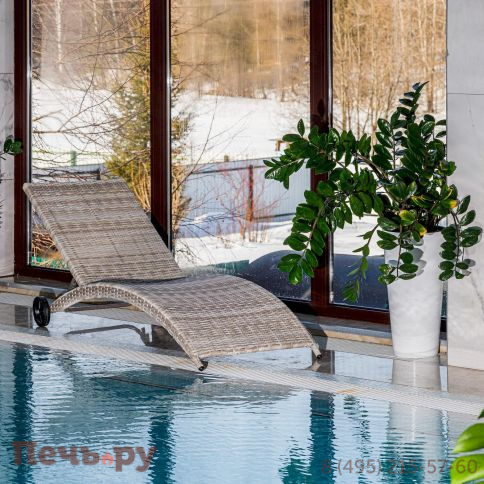 Шезлонги AGATA бежевые без матрасов фото 4