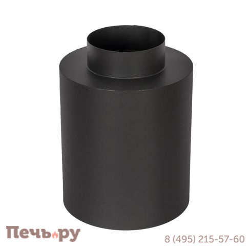 Стакан Lava (сталь 0,7мм/нерж.1мм, черный) фото 4