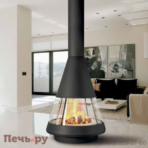 Стальной камин Hergom Mallorca без стекла фото 3