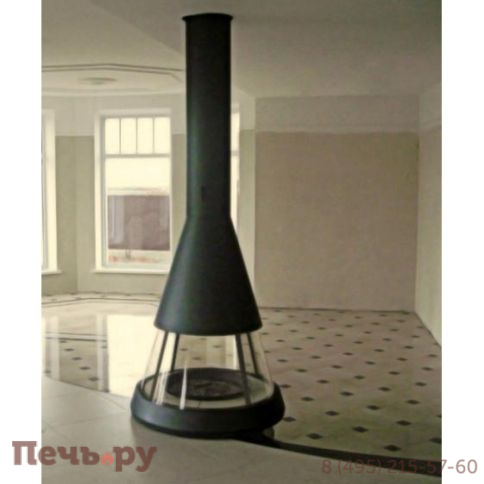 Стальной камин Hergom Mallorca без стекла фото 4