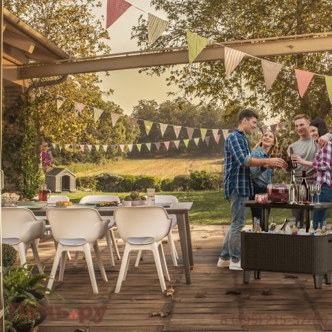 Стол Gardeck Беви Бар (Bevy Bar Large Cool Bar), графит фото 9