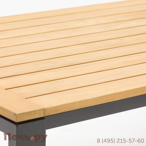 Стол Brafritid Lyon 280 алюминий/тик фото 4