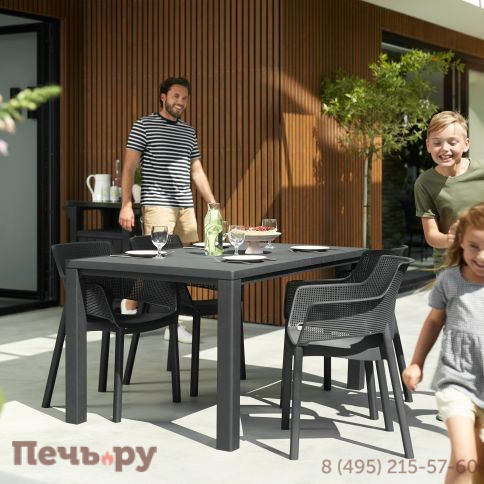 Стол Джули (Julie dining table) графит фото 3