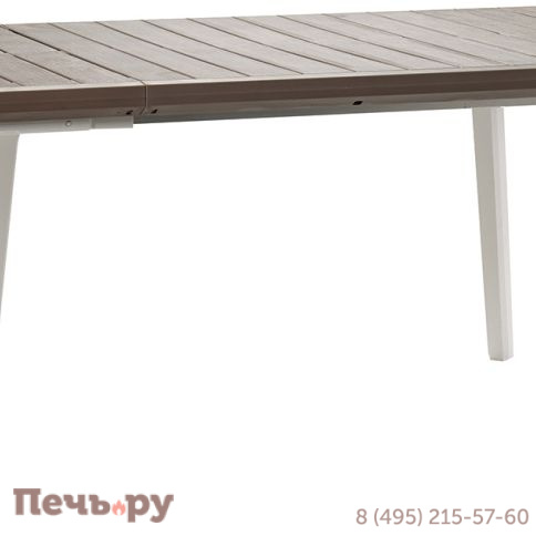 Стол Гармония раздвижной Gardeck (Harmony Extendable) белый-капучино фото