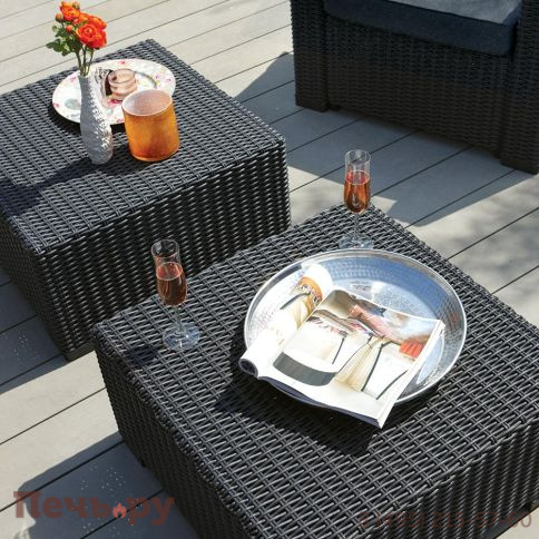 Стол Калифорния (California table) коричневый фото 2