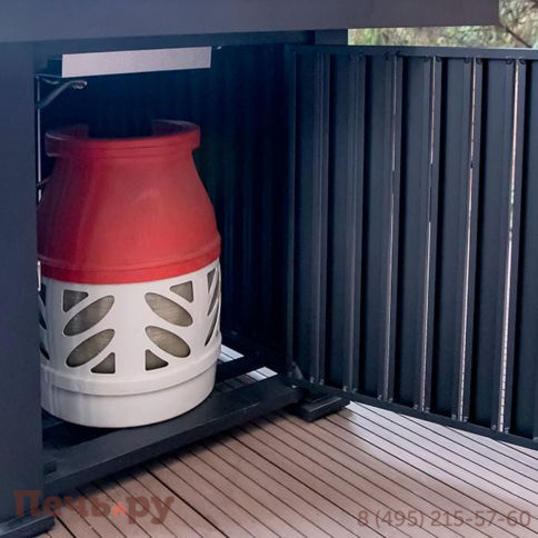 Стол камин Bellagio Fuego 2 с алюминиевым корпусом фото 4