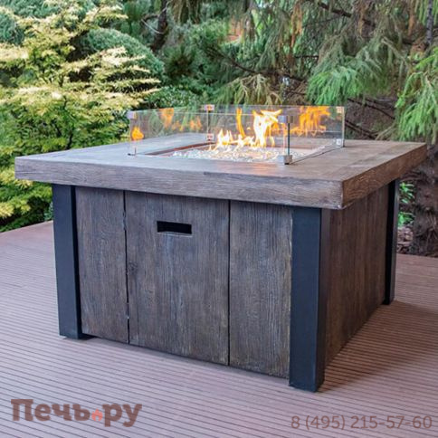 Стол камин Bellagio Fuego 3 из искусственного камня фото