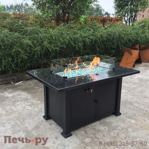 Стол камин Bellagio Fuego 4 уличный фото 2