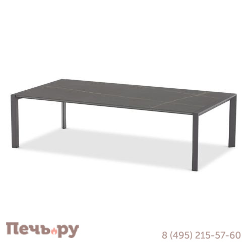 Стол кофейный Brafritid Stockholm антрацит/черный, алюминий/спеченный камень фото