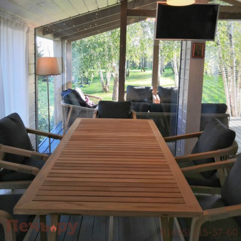 Стол обеденный Ideal Patio LEONOREN из тика 180x90 фото 4